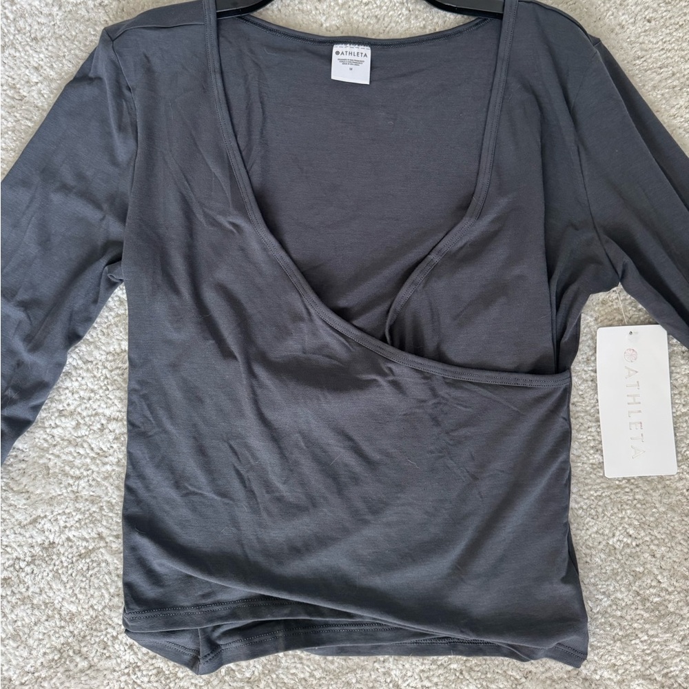 Athleta Fast Track Rib Reversible Top